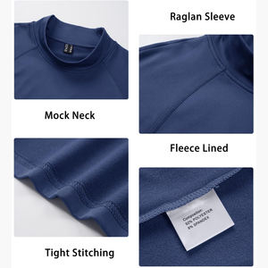 Camiseta de compresión de manga larga para hombre, de secado rápido, de spandex, para deportes, running y entrenamiento, tipo rash guard. - Product Image 5