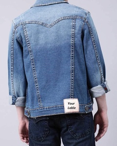 Latest Design Cheap Wholesale Hot Selling Fancy <b>Men's</b> <b>Denim</b> <b>Jacket</b> Cotton Fully Customized Vintage Breathable Short <b>Jacket</b> - Product Image 5