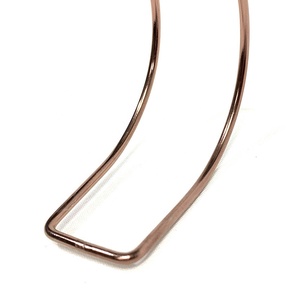 ที่วางโชว์รองเท้าแบบลวดสีโรสโกลด์ขาตั้งเหล็กทนทานสำหรับขายปลีกที่วางร้านค้าแฟชั่นทันสมัย - Product Image 3