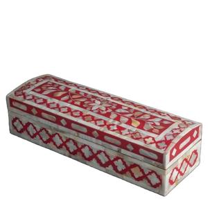 Noor Signature Luxury Handmade <b>Mother</b> <b>of</b> <b>Pearl</b> and Bone Inlay <b>Jewelry</b> Box Decorative Storage for Rings Necklaces and Earrings - Product Image 2