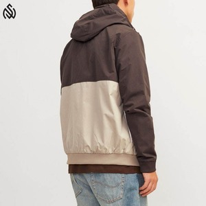 เสื้อแจ็คเก็ตกันลมสำหรับผู้ชาย ผ้าแคนวาสน้ำหนักเบา ไนลอนสไตล์เรโทร แห้งเร็ว กันน้ำ กันลม เป็นมิตรกับสิ่งแวดล้อม เสื้อผ้าแนวสตรีท รับผลิตแบบ OEM - Product Image 2