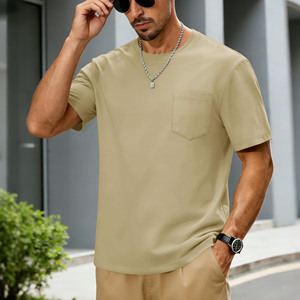เสื้อยืดคอตตอนแท้ 100% หนัก 345GSM สำหรับผู้ชาย สไตล์สตรีทแวร์พื้นฐาน แขนสั้น ทรงหลวม สวมใส่สบาย เหมาะสำหรับฤดูร้อน - Product Image 2