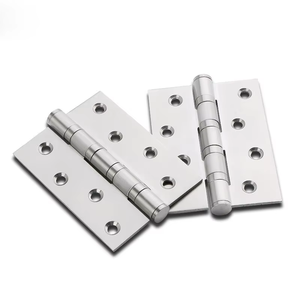 Bisagras Modernas de Acero Inoxidable para Puertas Exteriores/Interiores de 4x3 Pulgadas, Funcionamiento Silencioso, Esquinas Cuadradas, Cierre Suave - Product Image 1