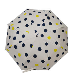 Paraguas de Golf de 22 Pulgadas con Apertura Manual, Protección UV y Resistente al Viento, con Diseño Compacto de Puntos Estilo Japonés para Adultos, Regalos Empresariales - Product Image 5