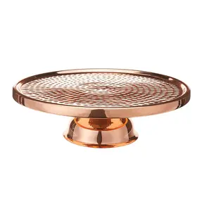 Cake Stand/Server, Copper Finish