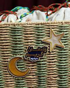 Sisu Handicraft Custom Handmade Natural White <b>Black</b> Paper Eco-Friendly Food-Safe Simple Circular Handle Multi-Purpose <b>Basket</b> - Product Image 2