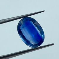 Pierre précieuse de cyanite bleue royale naturelle de haute qualité, taille ovale, 2,86 carats, pour la fabrication de bijoux