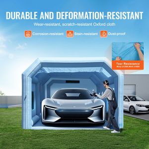 Cabina di Verniciatura Gonfiabile Portatile per Auto e Piccoli Camion, Pompa 950W+750W, 8,0 x 4,5 x 3,0 m, Cabina Spray per Piccoli Spazi di Lavoro - Product Image 5
