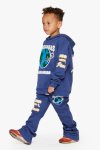 Conjunto deportivo de dos piezas para adolescentes, con sudadera y pantalones a juego, para niños, para la escuela y el tiempo libre. - Product Image 5
