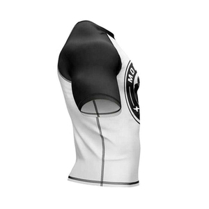 Fournisseur OEM de vêtements de sport et de fitness, T-shirts de pratique d'arts martiaux ajustés, Équipement de Jiu Jitsu, Rashguard de compression à faible MOQ - Product Image 4
