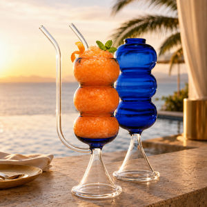 Verres à cocktail en borosilicate faits à la main de 220 ml, sans plomb, coupe Martini, verrerie de bar, réutilisables, vente en gros - Product Image 5