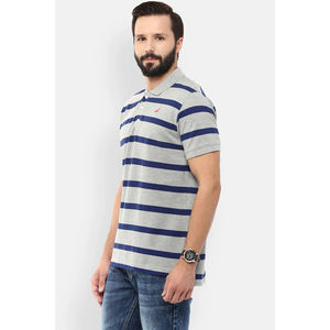 เสื้อโปโลลายทางขายดีประจำปี 2026 ดีไซน์ทันสมัย เนื้อผ้านุ่มสบายผิว ผลิตตามขนาดและสีที่กำหนดเองได้ - Product Image 1