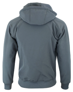 Grey for Windproof Winter <b>Plus</b> <b>Size</b> Safety Motorbike Hoodie Pullover <b>Biker</b> <b>Jacket</b> CE Level 2 Protective - Product Image 3