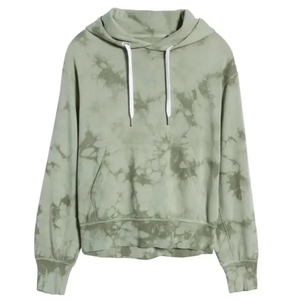 Sweat-shirt à capuche oversize pour femme, manches raglan, pull-over uni, style sportif - Product Image 1