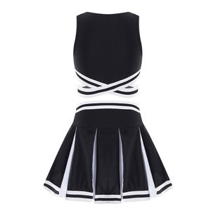 Uniformes de cheerleading en vente chaude OEM, personnalisez votre propre design, tissu élastique en polyester/coton, vêtements de performance, logo personnalisé, tissu 240g - Product Image 2