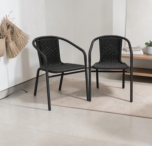 Silla de Ratán PE para Exteriores, Resistente a la Intemperie, para Hoteles y Restaurantes, Sillón de Jardín, Muebles de Patio, Venta al Por Mayor - Product Image 1