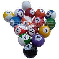 Ensemble complet de 16 balles de billard de haute qualité, légères, à surface lisse, 32 panneaux, logo personnalisé, pour billard, snooker, football
