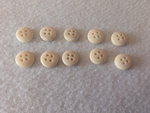 High Quality Custom Round 4-Hole Buffalo Horn Animal Style Durable <b>Handmade</b> Sewing Buttons for <b>Clothes</b> Shirt Suit buffalo bone - Product Image 2