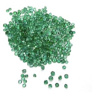 Esmeralda Natural de 3 mm, Esmeralda Natural de Primera Calidad, Material de Gema Natural, Esmeralda Pulida Suelta para Joyería - Product Image 1