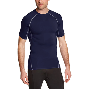 Sports Lightweight <b>Stretchy</b> 100% Polyester <b>Mens</b> Customized Compression T-Shirts Digital Printing 120g Eco-Friendly Quick Dry - Product Image 6