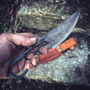 Vente en gros de couteaux utilitaires médiévaux Lady Viking en acier au carbone forgés à la main Lame Damas Application industrielle de haute qualité - Product Image 3