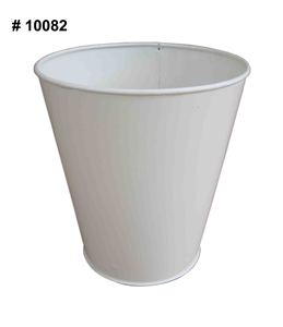 Maceta de Metal Blanca para Plantas de Interior y Exterior, Maceta de Hierro Blanca para Decoración del Hogar y Jardín - Product Image 6