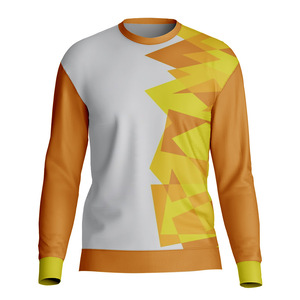 Camiseta interior personalizada de invierno para hombre, 100% poliéster, corte ajustado, cuello redondo, informal, a cuadros, manga larga. - Product Image 5