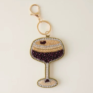 Hot Sale <b>Direct</b> Manufacturer High Quality Custom Fashionable <b>Beaded</b> Embroidery Keychain Stainless Steel New BY MULTI CRAFT - Product Image 1