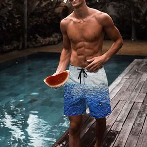 Shorts de sport premium pour hommes avec couche intérieure de soutien et logo personnalisé, shorts de bain respirants pour la plage - Product Image 6