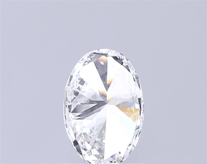 Diamant blanc ovale de 1 carat, symétrie exceptionnelle et éclat de feu glacé époustouflant, pour la création de bijoux fins sur mesure. - Product Image 4