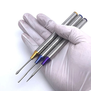 ชุดเครื่องมือถอนฟันแบบยืดหยุ่น 3 ชิ้น ขนาด 16 ซม. ด้ามจับแบบมีลาย  ปลายทำจากไทเทเนียม สำหรับการผ่าตัดถอนฟัน ระดับ Class I - Product Image 2