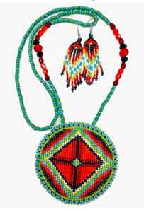 Fashionable Beads Necklace And Earring Set Crafted For Modern Ethnic And Indo <b>Western</b> Outfit Styling - Product Image 6