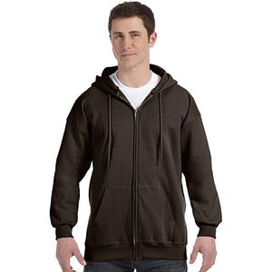 <b>Men</b>’s Zip Hoodie with Drawstring Soft <b>Fleece</b> <b>Hooded</b> Sweatshirt Relaxed Fit - Product Image 4