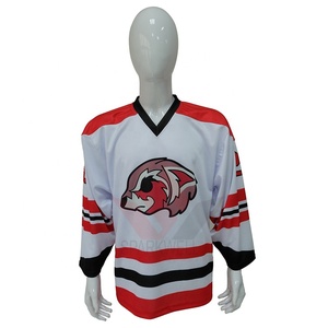 Camiseta de Hockey sobre Hielo para Hombre Tang 28, Blanca, Roja y Negra, Manga Larga, Sublimada, Absorbe la Humedad, Corte Regular, Ropa de Equipo, Protección Anti-UV - Product Image 3
