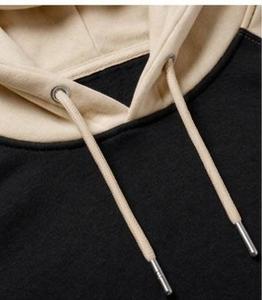 Sudadera con capucha de forro polar para hombre, manga regular, color liso, con bolsillo Kanjia en contraste, venta al por mayor, multicolor, tallas grandes - Product Image 3