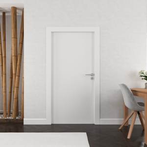 Puerta de Madera Sólida WPC, Puerta Compuesta para Interiores, Resistente al Agua y al Moho, con Marco y Jambas, Venta Directa de Fábrica - Product Image 3