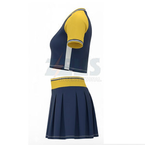 Uniforme de Animadoras con Diseño Moderno, Venta al por Mayor, Uniforme de Animadoras con Contraste de Color - Product Image 4