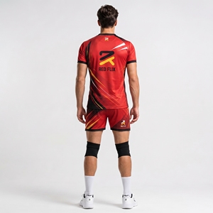 Professional volleyball uniform crafted for speed comfort and reliable performance with breathable lightweight <b>materials</b> - Product Image 2