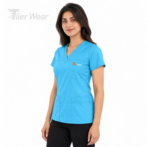 Uniformes Médicos de Manga Corta para Hospital, Conjuntos de Uniformes Unisex a la Moda para Mujeres, Uniformes Médicos al por Mayor - Product Image 3