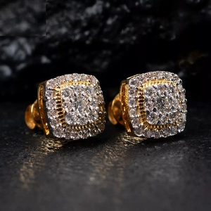 High on Demand Designer <b>Diamond</b> <b>Dangle</b> <b>Earrings</b> for Women High Shine Luxury Jewelry for Parties and Functions for Sale - Product Image 6