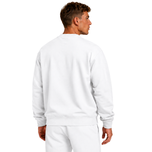 Sudadera Blanca para Hombre, Cuello Redondo, Manga Larga, Estilo Casual, Forro Polar, con Logotipo Personalizado, Ropa Deportiva de Invierno, Venta al Por Mayor - Product Image 2