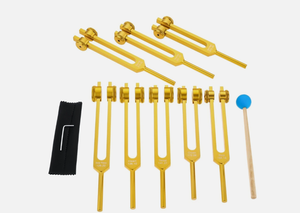 Ensemble de 8 diapasons chakra pour la thérapie sonore par vibration, instrument de musique. - Product Image 4