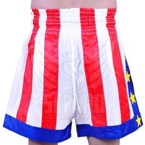 Pantalones Cortos de Kick Boxing para Hombre en Color Sólido, Hechos con Material Resistente, en Oferta - Product Image 3