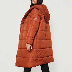 <b>Women</b> Hooded Puffer Jacket <b>Winter</b> Warm <b>Padding</b> Fashion Outdoor Windproof Solid Color Lightweight New High Quality Logo <b>Coat</b> 2026 - Product Image 2
