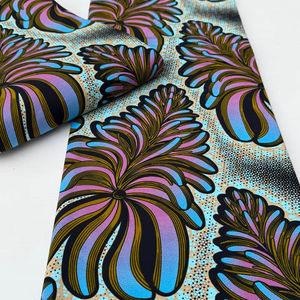 Tissu en coton imprimé africain sur mesure OEM, Maroc, pour robes, accessoires et promotion - Product Image 1