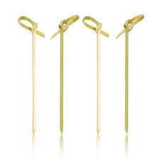 HIGH QUALITY Eco-Friendly Bamboo Skewers 12cm Disposable Fruit Sticks for Dessert, Appetizers & Buffet Party - Product Image 1