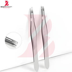 แหนบคิ้วสแตนเลสแท้พรีเมียมลายสวยเก๋ อุปกรณ์เสริมความงามสำหรับขนบนใบหน้า แหนบสีและดีไซน์ตามสั่ง - Product Image 5