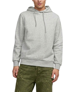 Sudadera con Capucha Gris para Hombre, Corte Regular, Algodón Jersey, Color Sólido Informal, Ropa de Invierno, Impresión Digital, Ecológica - Product Image 1