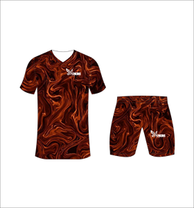 Conjunto de Camiseta y Pantalones Cortos de Fútbol Sublimados, Cuello en V, Absorbe la Humedad, para Todas las Temporadas, Ropa Deportiva para Hombre Adulto, Venta al Por Mayor OEM - Product Image 2