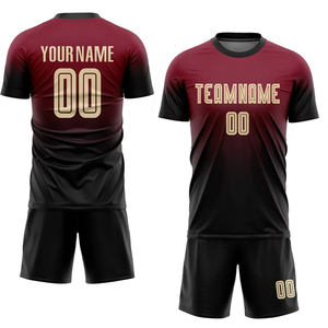 Soccer Ball Uniform Performance Sportswear Football Jersey Shorts 100% Polyester Breathable Custom Team Name Designed for Clubs - Product Image 6